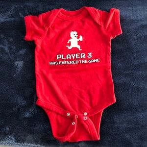 Gamer baby onesie
